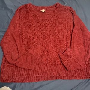 knitted oversized sweater